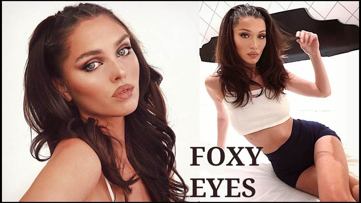 Bella Hadid FOX EYE makeup tutorial