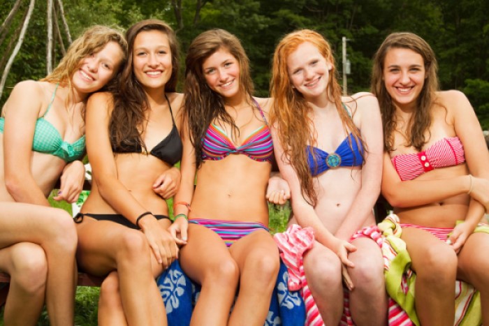 Teens in Bikinis